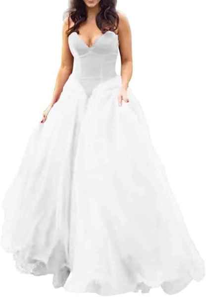 V Neck Velvet and Tulle Long Ball Gown Corset Formal Evening Prom Dresses-BMbridal.UK