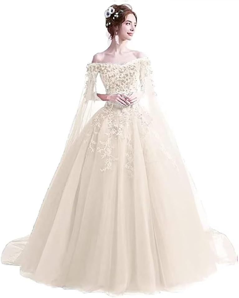 Women's Off The Shoulder Dress Masquerade Ball Gowns Prom Dress 2025-BMbridal.UK