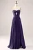 Gorgeous Fuchsia Strapless Cut Out Draped Pleated Prom Dress