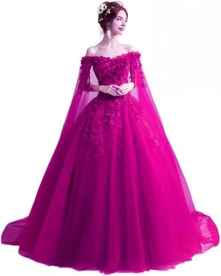 Women's Off The Shoulder Dress Masquerade Ball Gowns Prom Dress 2025-BMbridal.UK