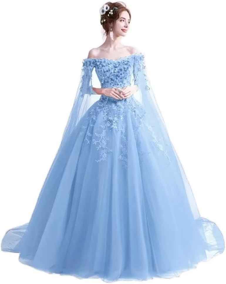 Women's Off The Shoulder Dress Masquerade Ball Gowns Prom Dress 2025-BMbridal.UK