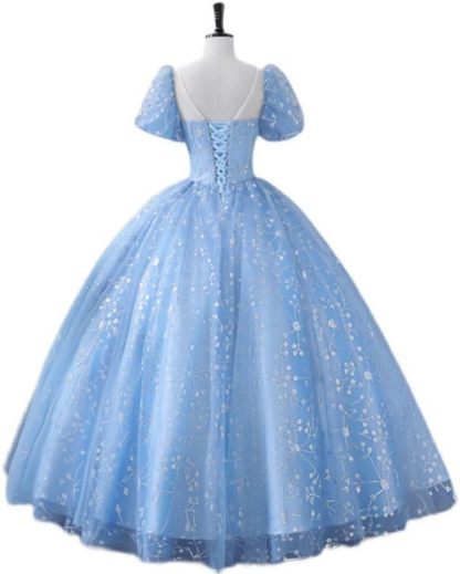 BMbride Women's Beading Sweetheart Ball Gown Tulle Layed Long Quinceanera Dress-BMbridal.UK