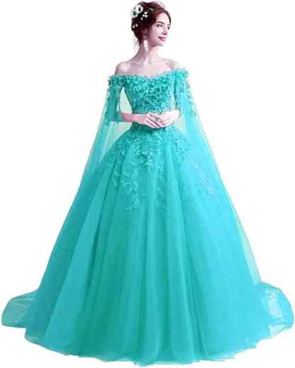 Women's Off The Shoulder Dress Masquerade Ball Gowns Prom Dress 2025-BMbridal.UK