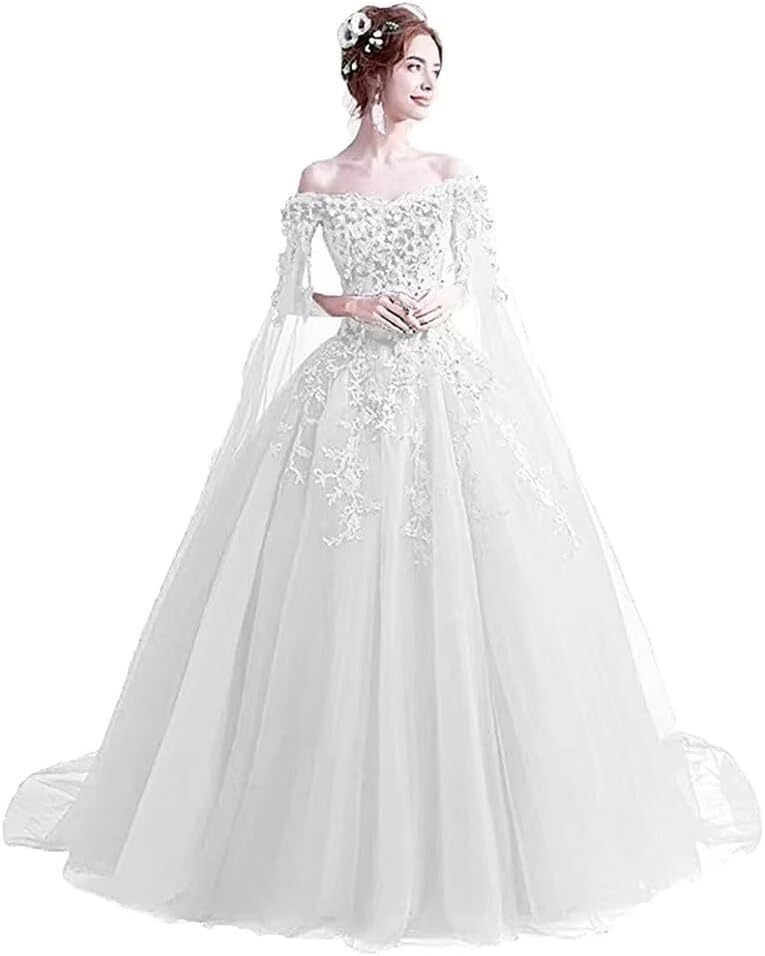 Women's Off The Shoulder Dress Masquerade Ball Gowns Prom Dress 2025-BMbridal.UK