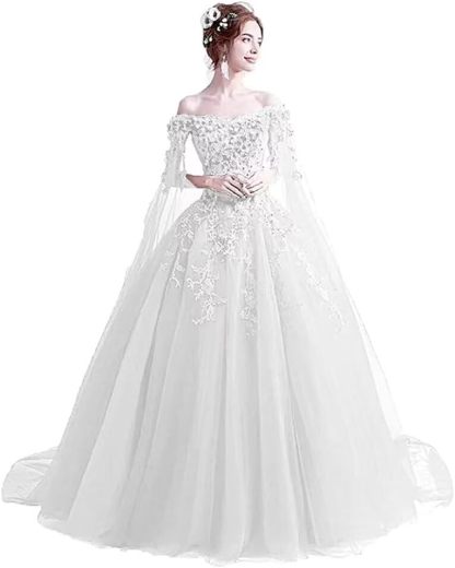 Women's Off The Shoulder Dress Masquerade Ball Gowns Prom Dress 2025-BMbridal.UK