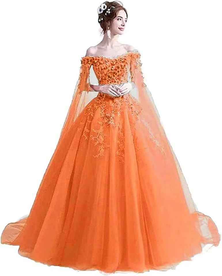Women's Off The Shoulder Dress Masquerade Ball Gowns Prom Dress 2025-BMbridal.UK