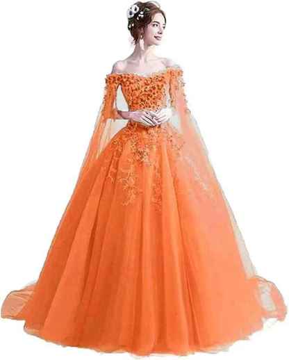 Women's Off The Shoulder Dress Masquerade Ball Gowns Prom Dress 2025-BMbridal.UK