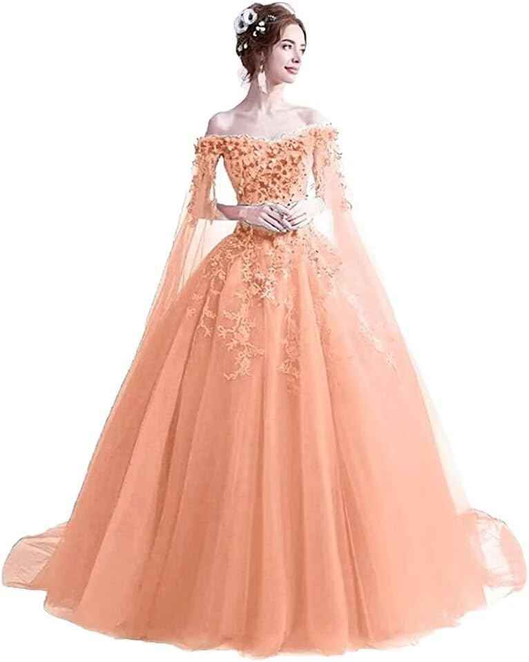 Women's Off The Shoulder Dress Masquerade Ball Gowns Prom Dress 2025-BMbridal.UK