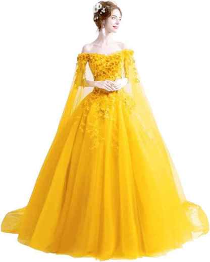 Women's Off The Shoulder Dress Masquerade Ball Gowns Prom Dress 2025-BMbridal.UK