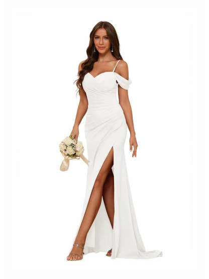 Sweetheart Sleeveless Floor-Length Bridesmaid Dresses in Mermaid/Trumpet Style