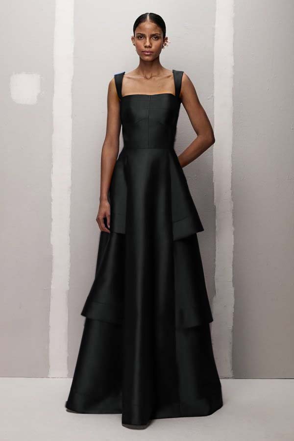 Charming Straps Sleeveless High Waist Long Prom Dress With Pleated