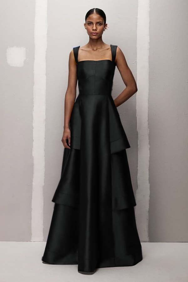 Charming Straps Sleeveless High Waist Long Prom Dress With Pleated