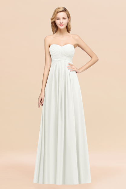 BMbridal Vintage Sweetheart Long Grape Affordable Bridesmaid Dresses Online-BMbridal