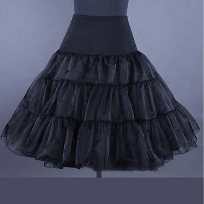 Vintage 1950s Lolita Cocktail Dress with Petticoat Hoop Skirt