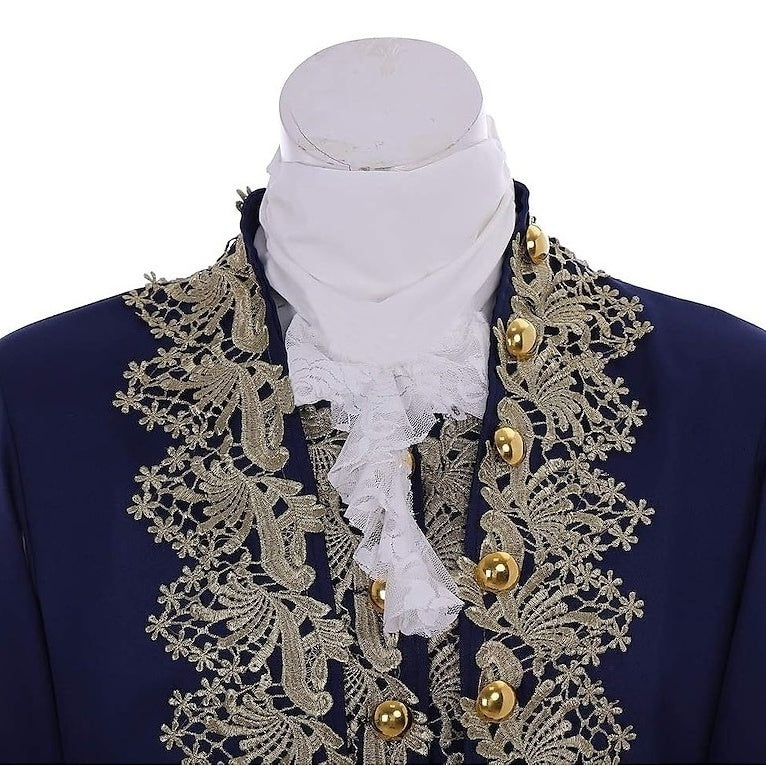 Baroque Victorian Rococo Halloween Party Costumes for Men in Royal