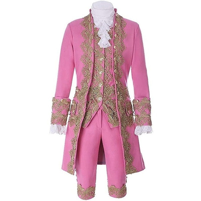 Baroque Victorian Rococo Halloween Party Costumes for Men in Royal