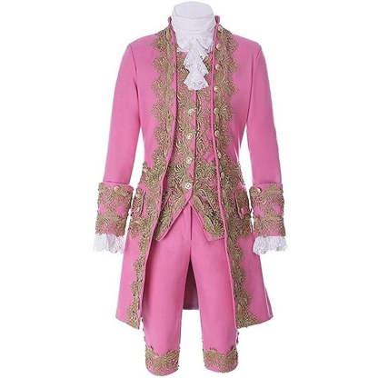 Baroque Victorian Rococo Halloween Party Costumes for Men in Royal