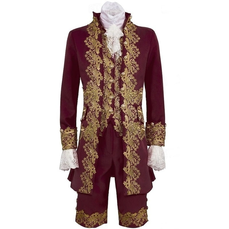 Baroque Victorian Rococo Halloween Party Costumes for Men in Royal