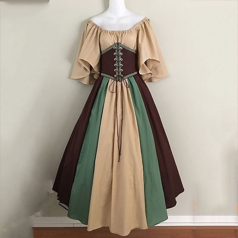 Classic Vintage Masquerade Dress for Women - Elegant Halloween & Homecoming Party Wear