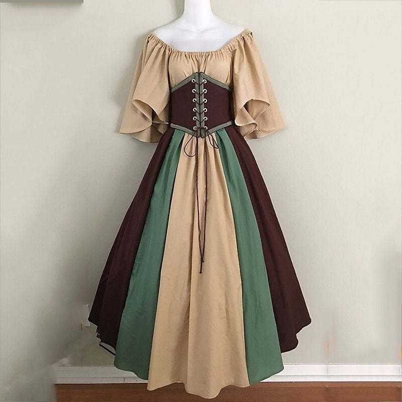 Classic Vintage Masquerade Dress for Women - Elegant Halloween & Homecoming Party Wear