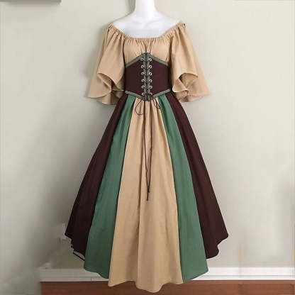 Classic Vintage Masquerade Dress for Women - Elegant Halloween & Homecoming Party Wear