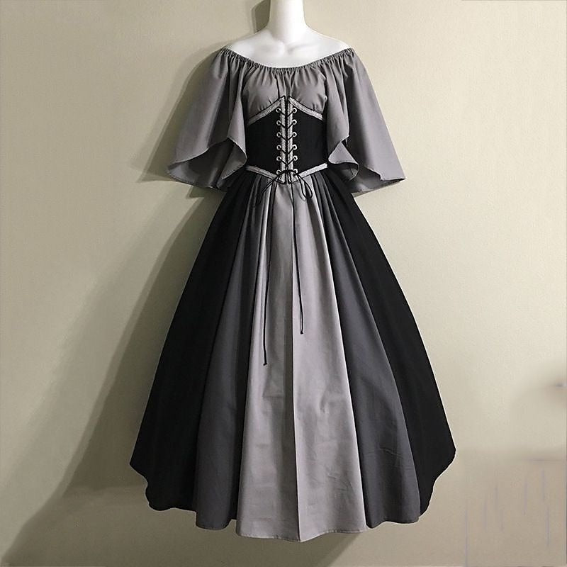 Classic Vintage Masquerade Dress for Women - Elegant Halloween & Homecoming Party Wear