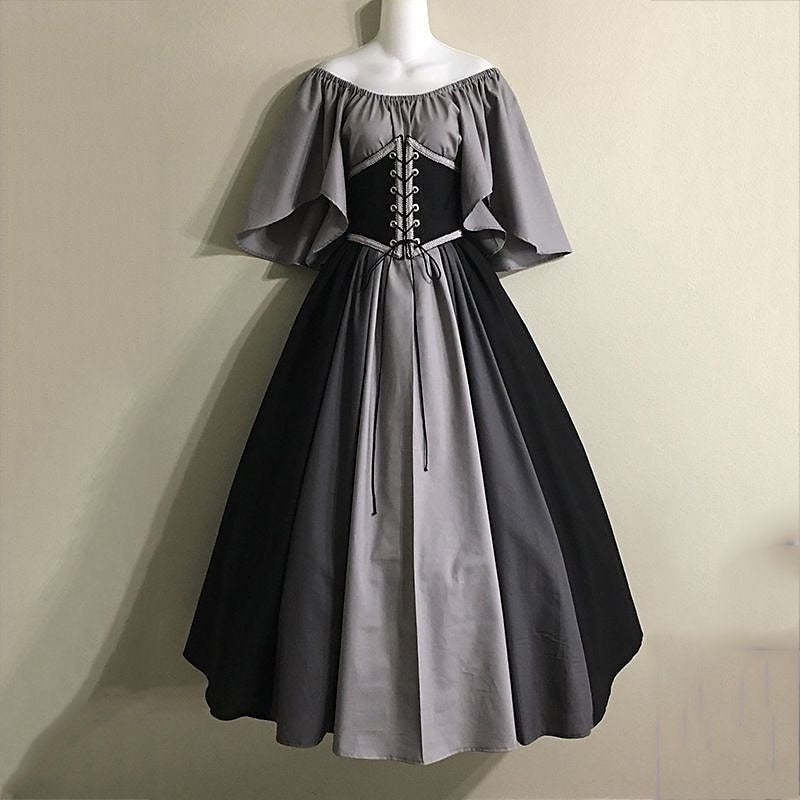 Classic Vintage Masquerade Dress for Women - Elegant Halloween & Homecoming Party Wear