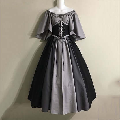 Classic Vintage Masquerade Dress for Women - Elegant Halloween & Homecoming Party Wear