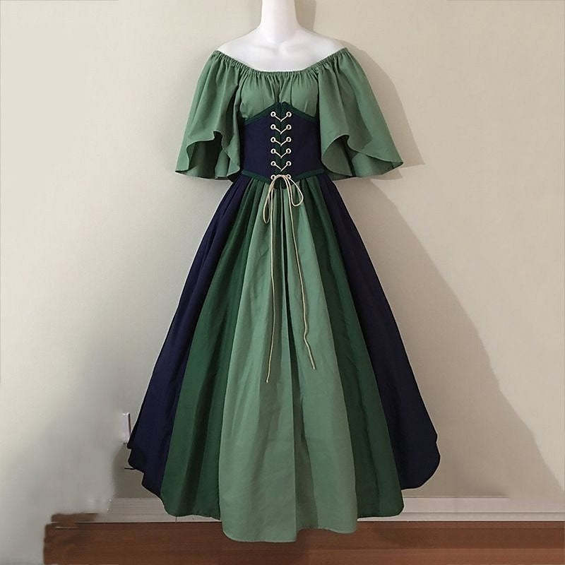 Classic Vintage Masquerade Dress for Women - Elegant Halloween & Homecoming Party Wear