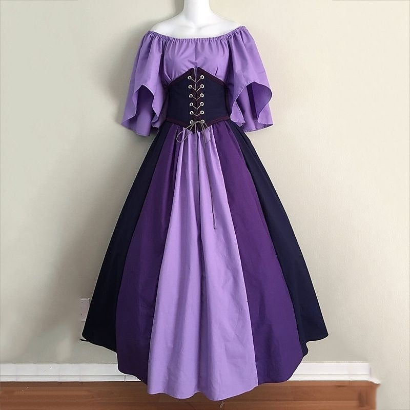 Classic Vintage Masquerade Dress for Women - Elegant Halloween & Homecoming Party Wear