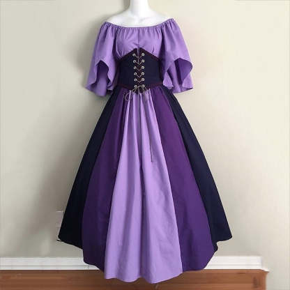 Classic Vintage Masquerade Dress for Women - Elegant Halloween & Homecoming Party Wear