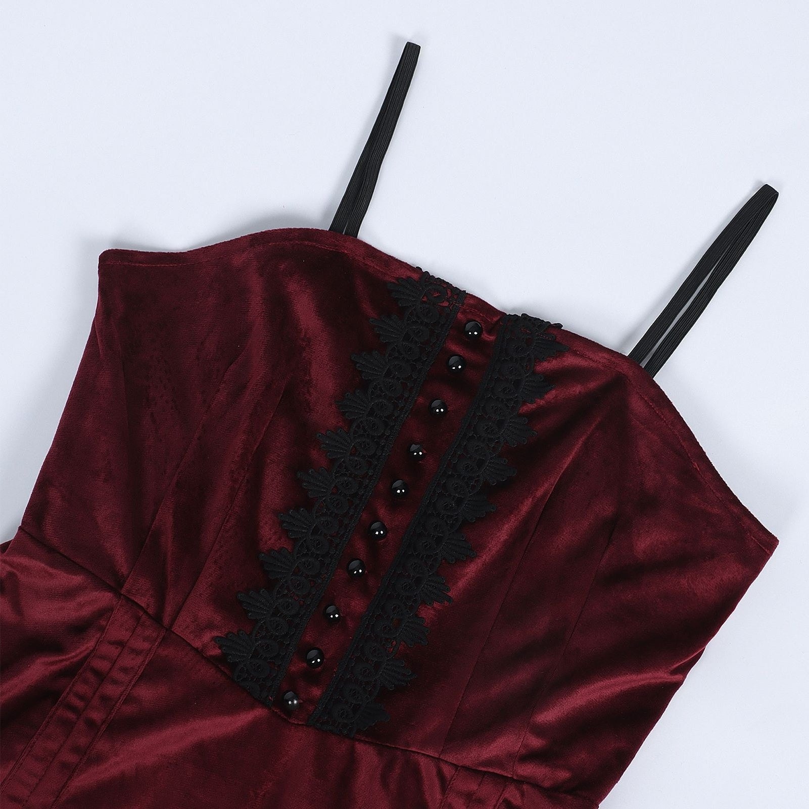 Spaghetti Strap Sleeveless A-Line Princess Cocktail Dress for Halloween Carnival Cosplay