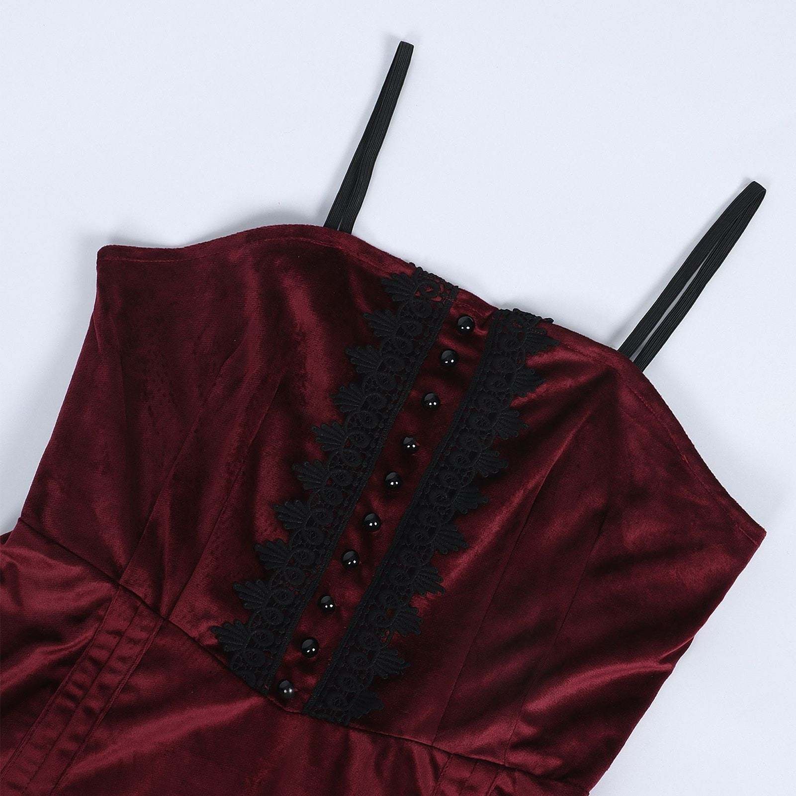 Spaghetti Strap Sleeveless A-Line Princess Cocktail Dress for Halloween Carnival Cosplay