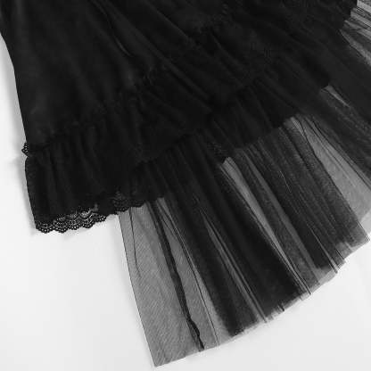 Spaghetti Strap Sleeveless A-Line Princess Cocktail Dress for Halloween Carnival Cosplay