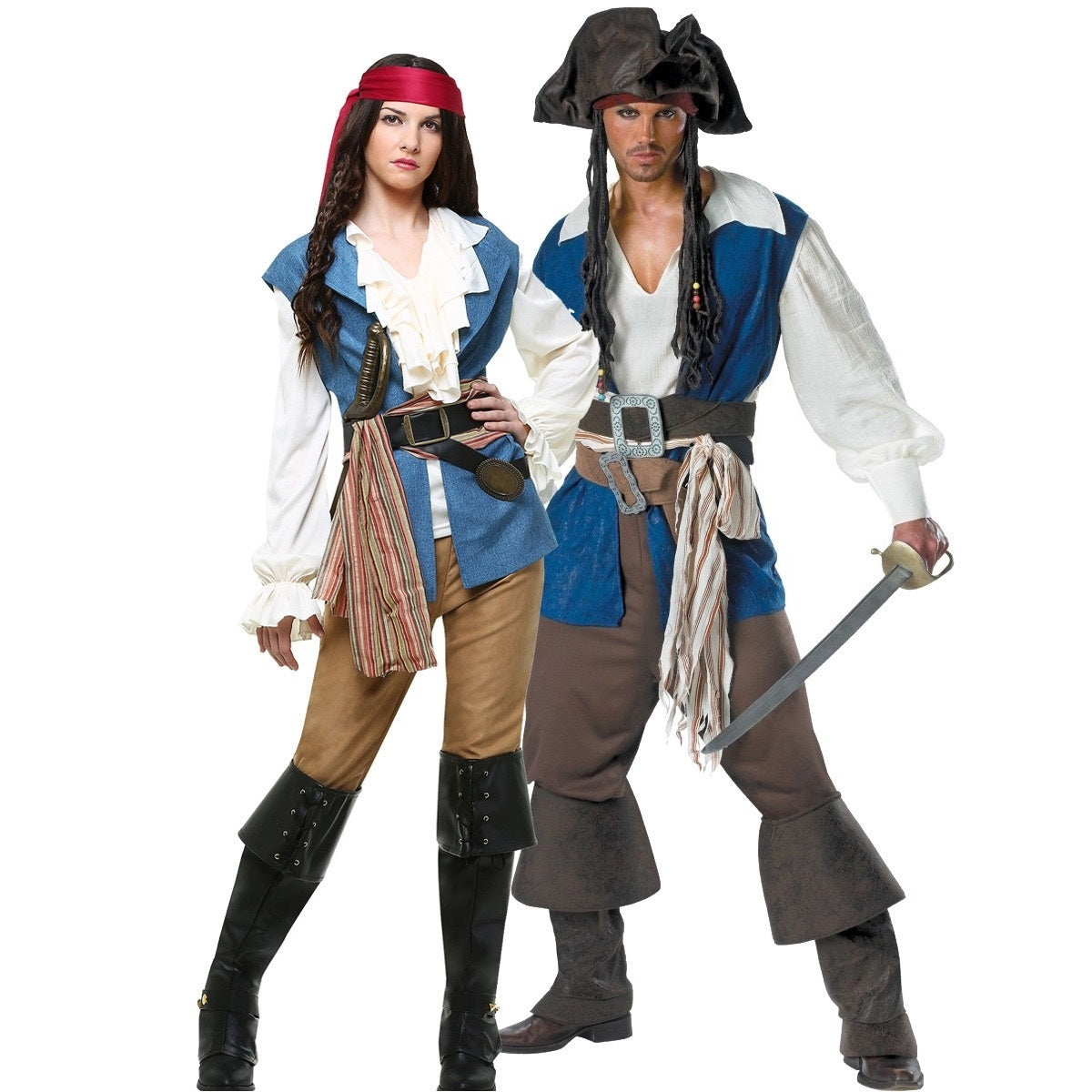 Pirate Halloween Costumes for Couples and Group Movie Cosplay