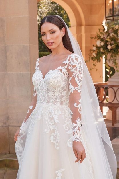 Women's Beach Spaghetti Strap Wedding Dresses for Bride 2025 Boho Long Lace Bridal Gowns for Wedding-BMbridal.UK