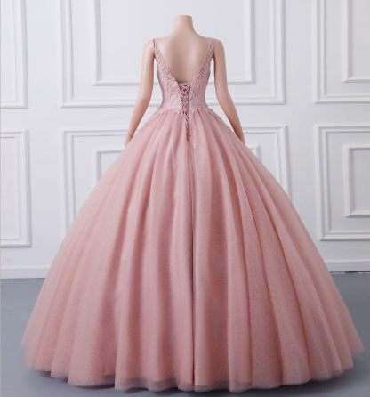 BMbride Women's Beading Sweetheart Ball Gown Tulle Layed Long Quinceanera Dress-BMbridal.UK