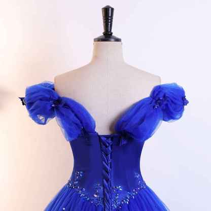 BMbride Women's Beading Sweetheart Ball Gown Tulle Layed Long Quinceanera Dress-BMbridal.UK