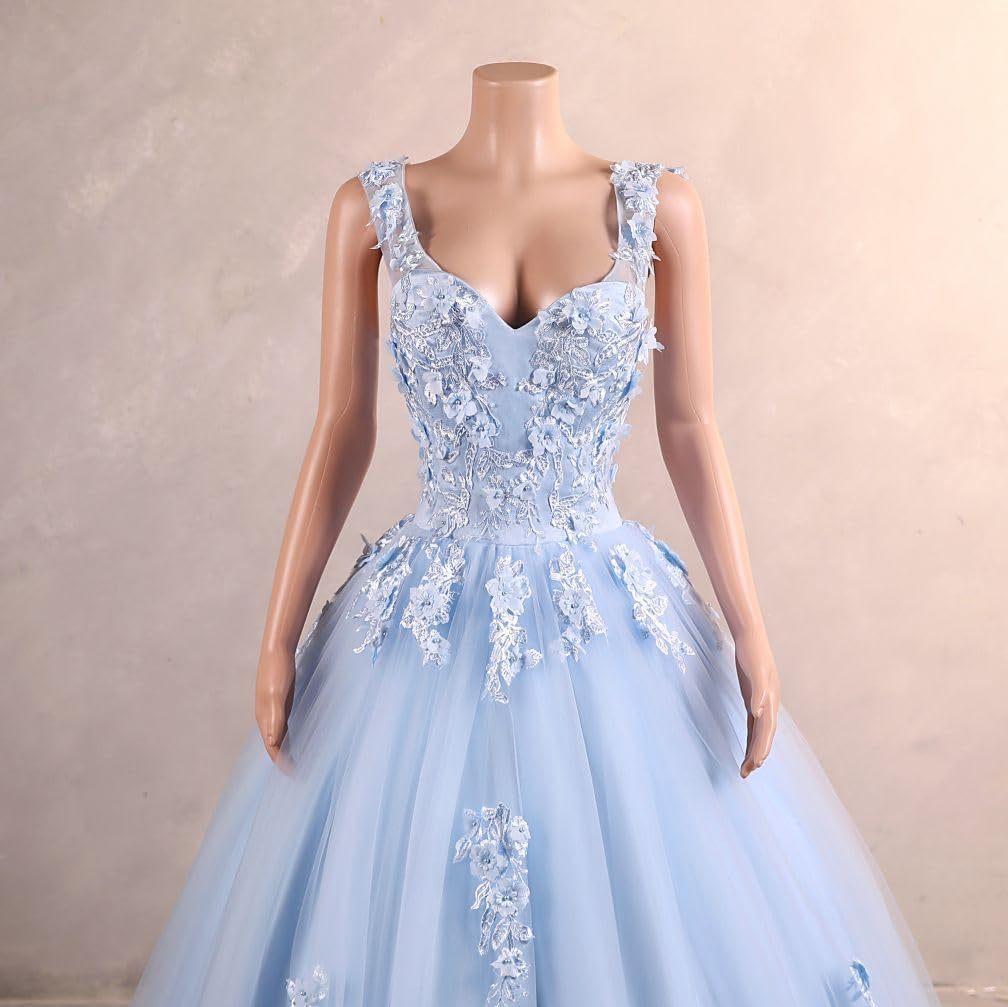 BMbride Women's Beading Sweetheart Ball Gown Tulle Layed Long Quinceanera Dress-BMbridal.UK