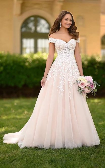 Lace Appliqued Wedding Dresses for Bride 2025 Beach Wedding Bridal Gowns for Women SE002-BMbridal.UK