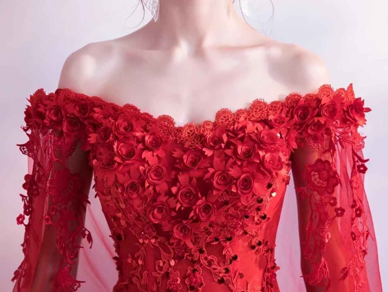 Women's Off The Shoulder Dress Masquerade Ball Gowns Prom Dress 2025-BMbridal.UK