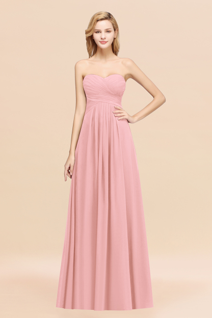 BMbridal Vintage Sweetheart Long Grape Affordable Bridesmaid Dresses Online-BMbridal