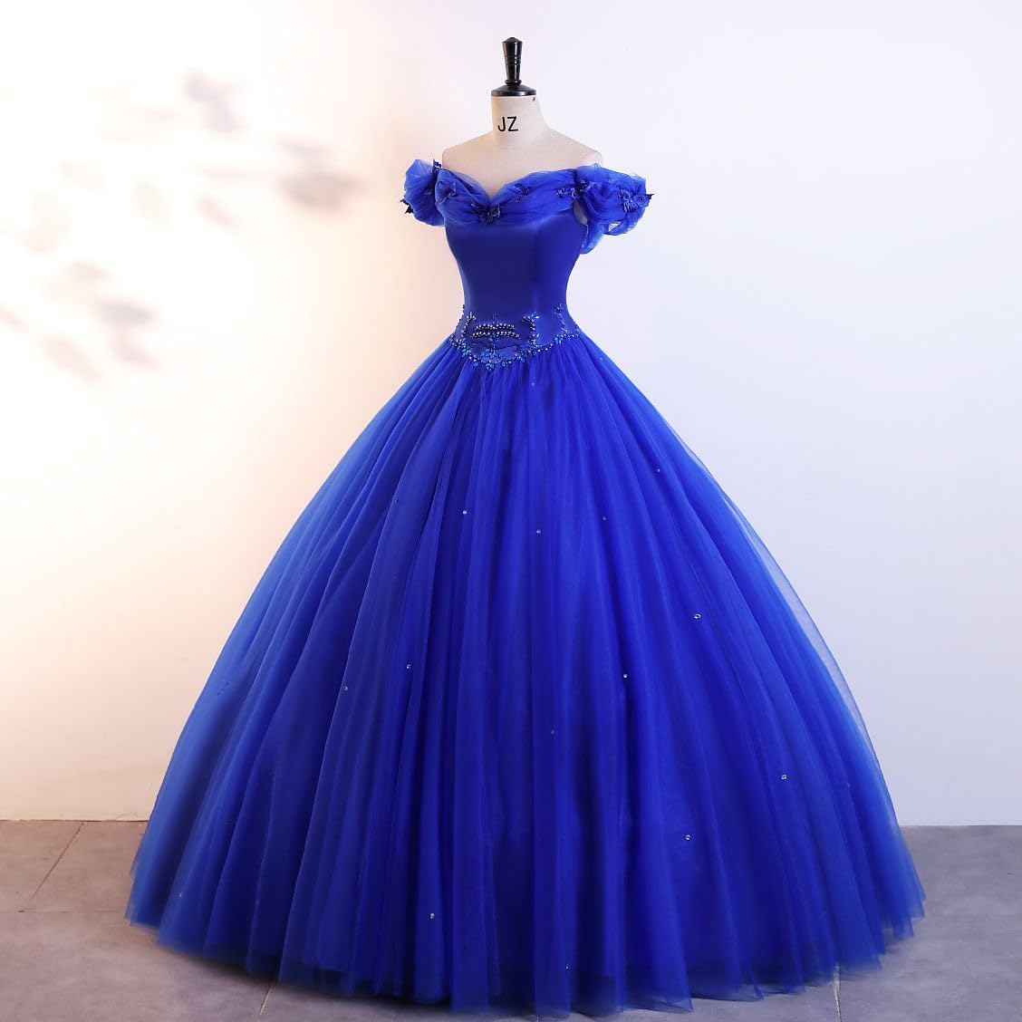 BMbride Women's Beading Sweetheart Ball Gown Tulle Layed Long Quinceanera Dress-BMbridal.UK