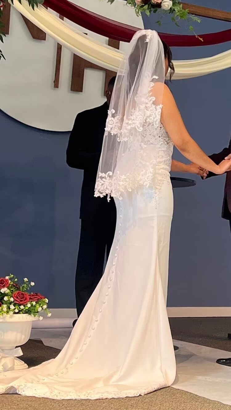 Women's Beach Spaghetti Strap Wedding Dresses for Bride 2025 Boho Long Lace Bridal Gowns for Wedding-BMbridal.UK