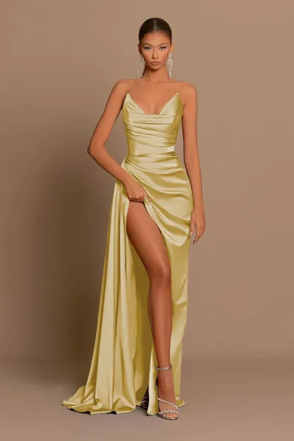 Amazing Blue Mermaid Strapless Sleeveless Prom Dress Unique Style For Party