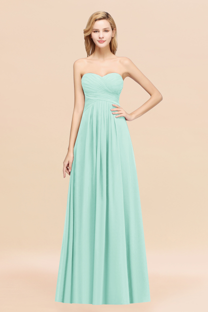 BMbridal Vintage Sweetheart Long Grape Affordable Bridesmaid Dresses Online-BMbridal