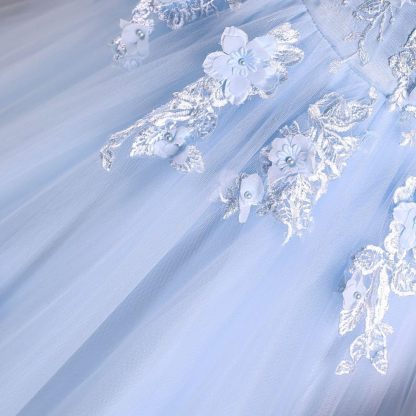 BMbride Women's Beading Sweetheart Ball Gown Tulle Layed Long Quinceanera Dress-BMbridal.UK