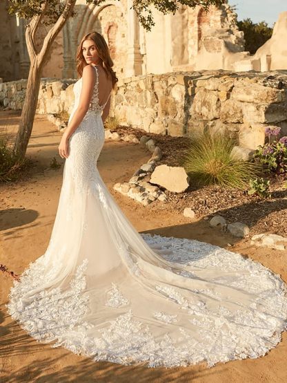 Lace Appliqued Wedding Dresses for Bride 2025 Beach Wedding Bridal Gowns for Women SE002-BMbridal.UK