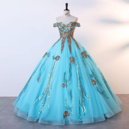 BMbride Women's Beading Sweetheart Ball Gown Tulle Layed Long Quinceanera Dress-BMbridal.UK