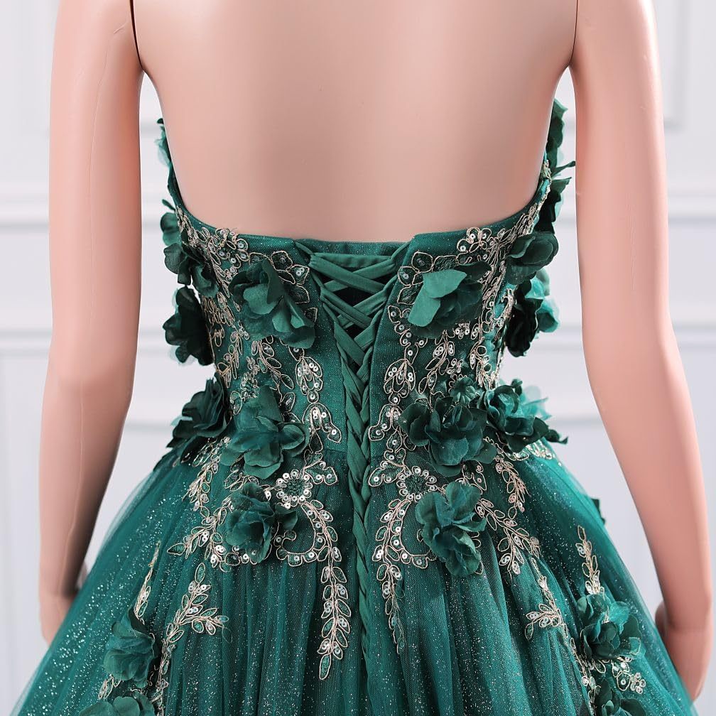 BMbride Women's Beading Sweetheart Ball Gown Tulle Layed Long Quinceanera Dress-BMbridal.UK